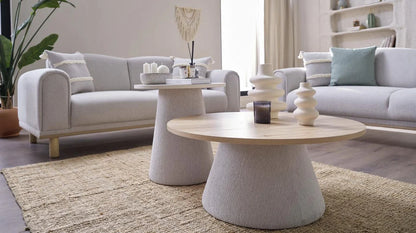 Boheems Cream Living Room Set