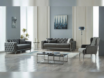 Bolivya 3-Piece Modern Living Room Set