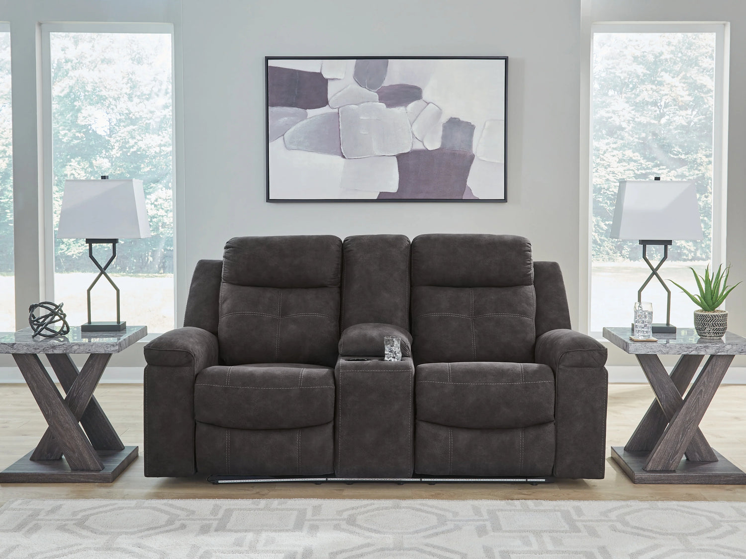 Brysonview Contemporary Reclining Living Room Set