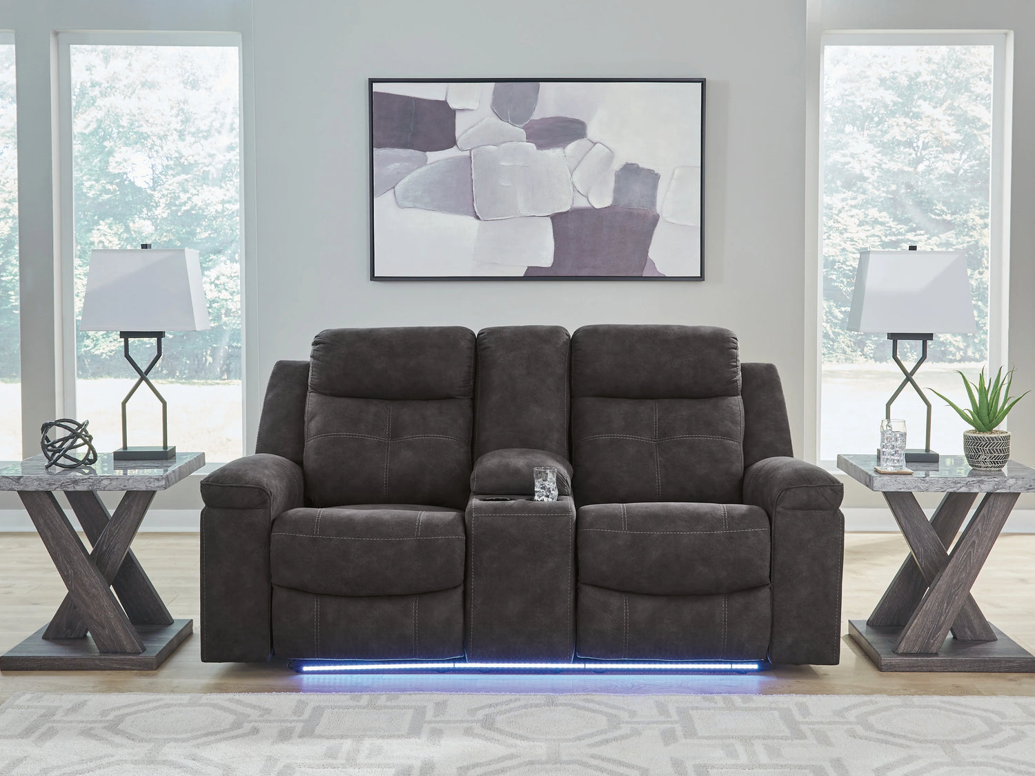 Brysonview Contemporary Reclining Living Room Set