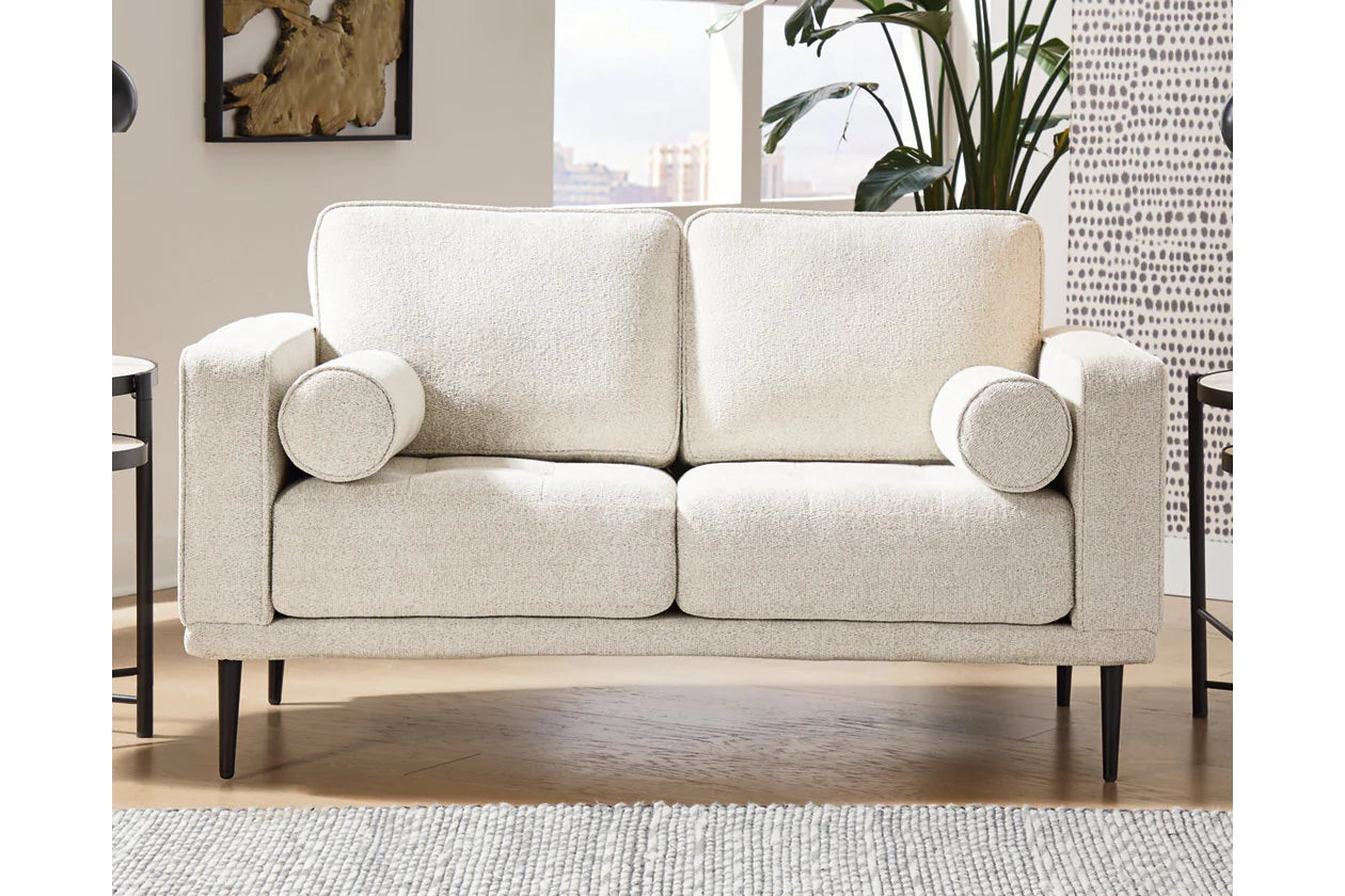Caladeron Sandstone Chenille Loveseat