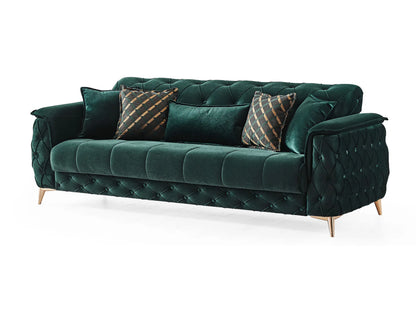 Sofá seccional de dos piezas Lindyn color marfil