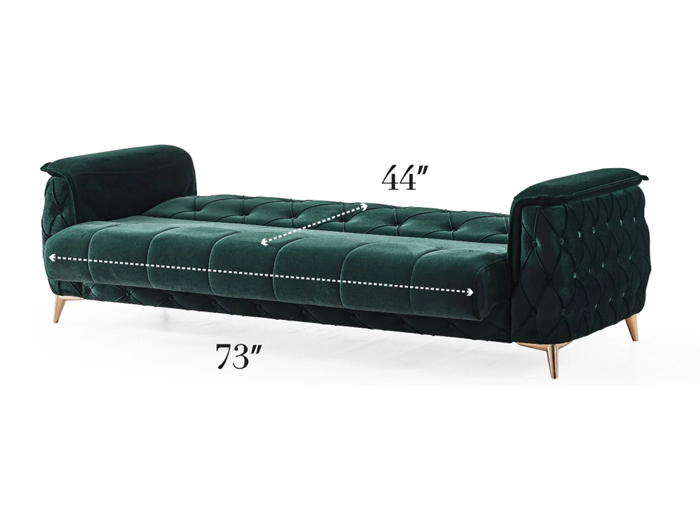 Sofá seccional de dos piezas Lindyn color marfil