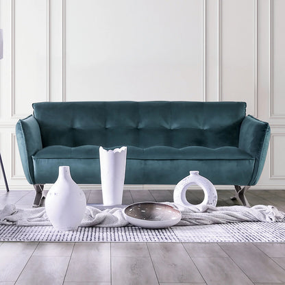Civellutino Teal Living Room Set