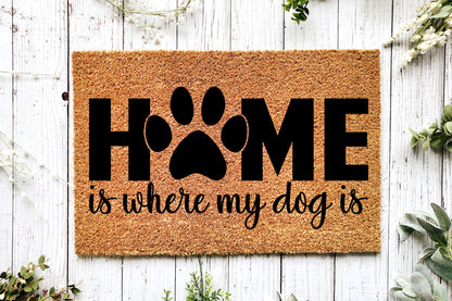Dog Owner Family Doormat