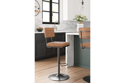 Strumford Bar Height Bar Stool with Seat and Back