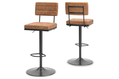 Strumford Bar Height Bar Stool with Seat and Back