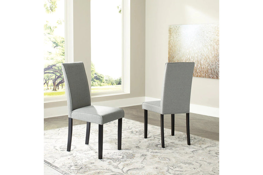 Kimonte Dark Brown/Gray Dining Chair