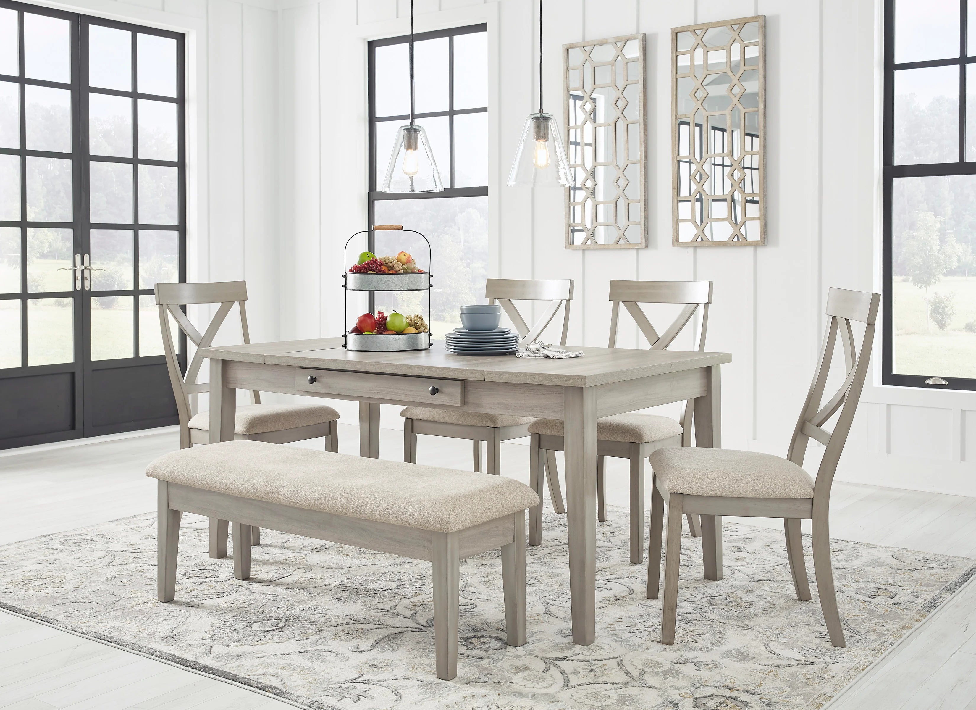 Parellen Dining Table and Chairs Set