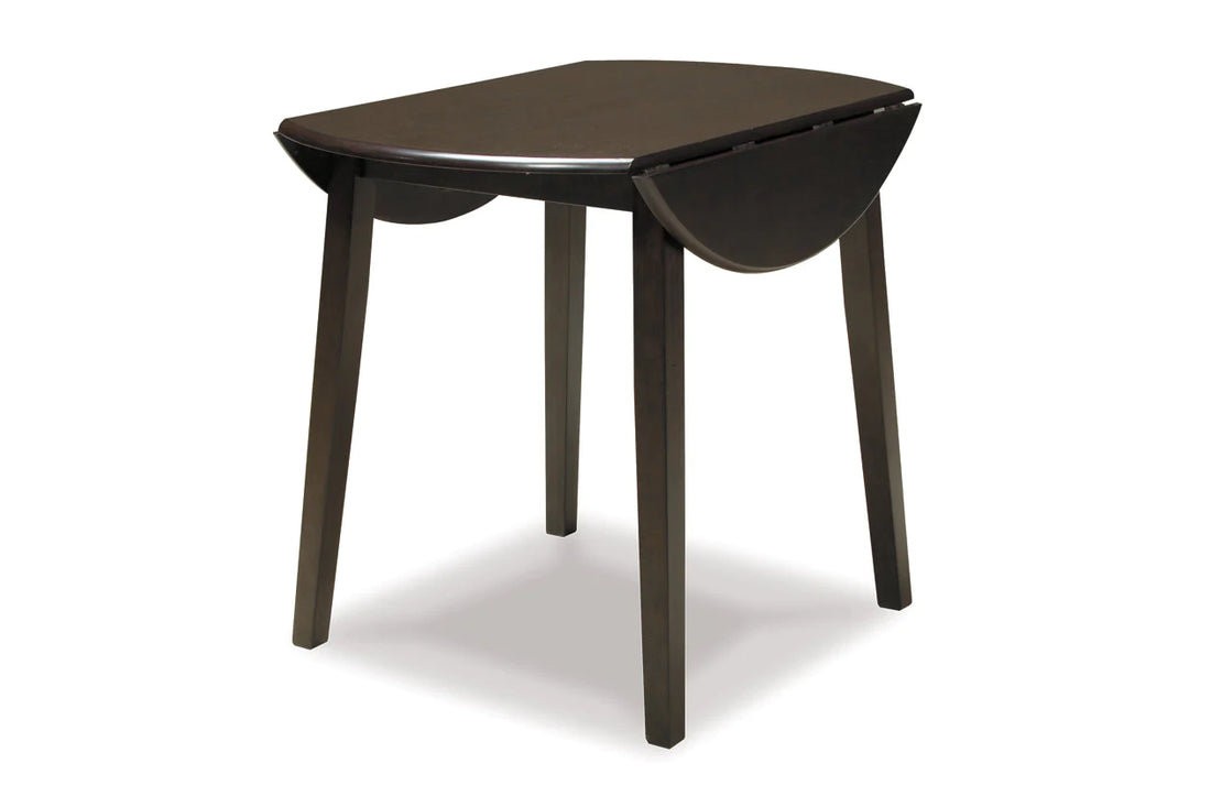 Hammis Dark Brown Dining Drop Leaf Table