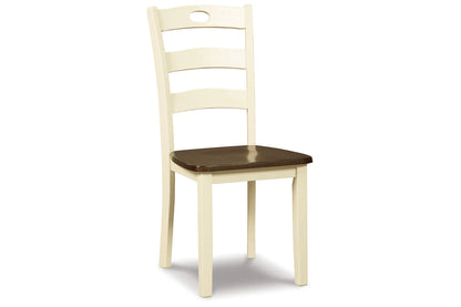 Woodanville Cream/Brown Dining Chair