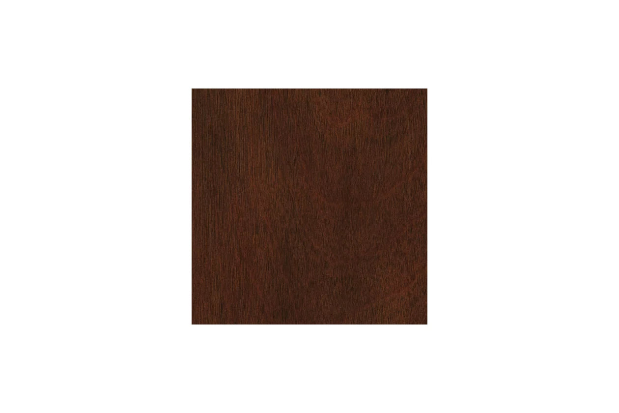 Coviar Brown Dining Table and Chairs with Bench, Set of 6