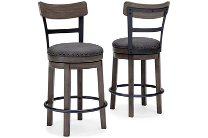 Caitbrook Gray Counter Height Barstool