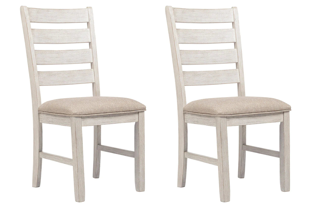Skempton White/Light Brown Dining Chair