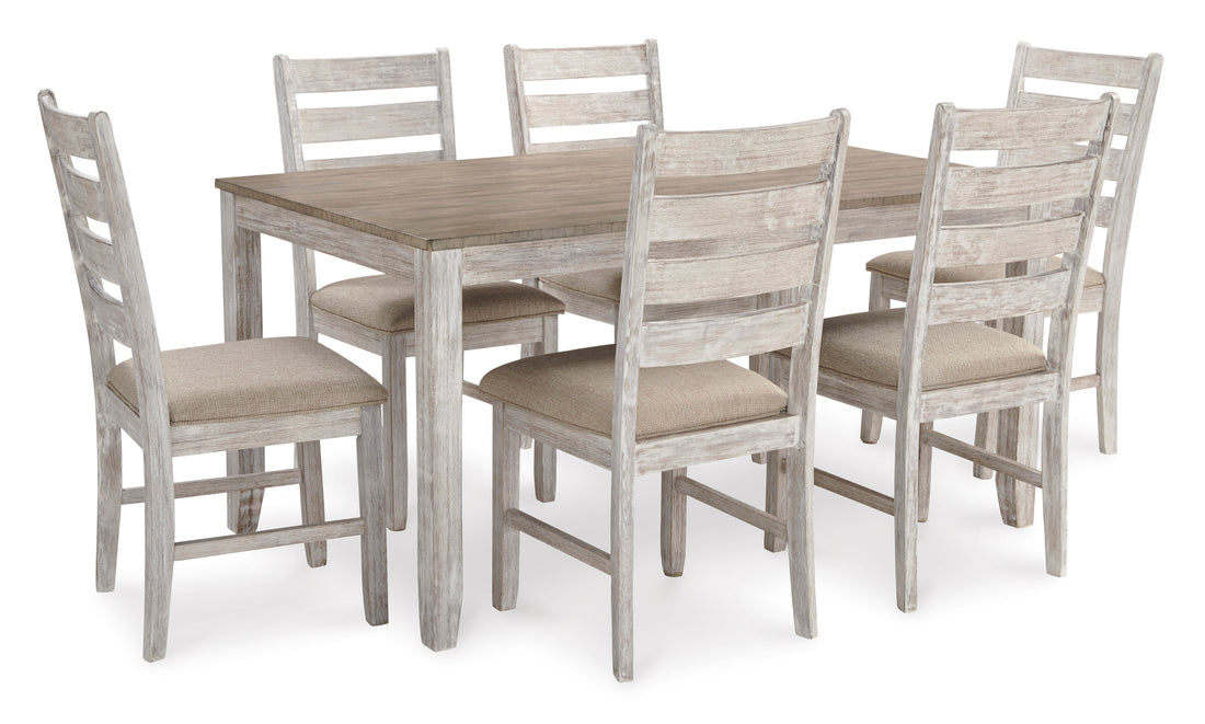 Skempton Light Brown Dining Table and Chairs