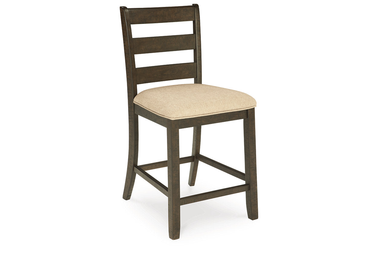 Rokane Light Brown Counter Height Chair