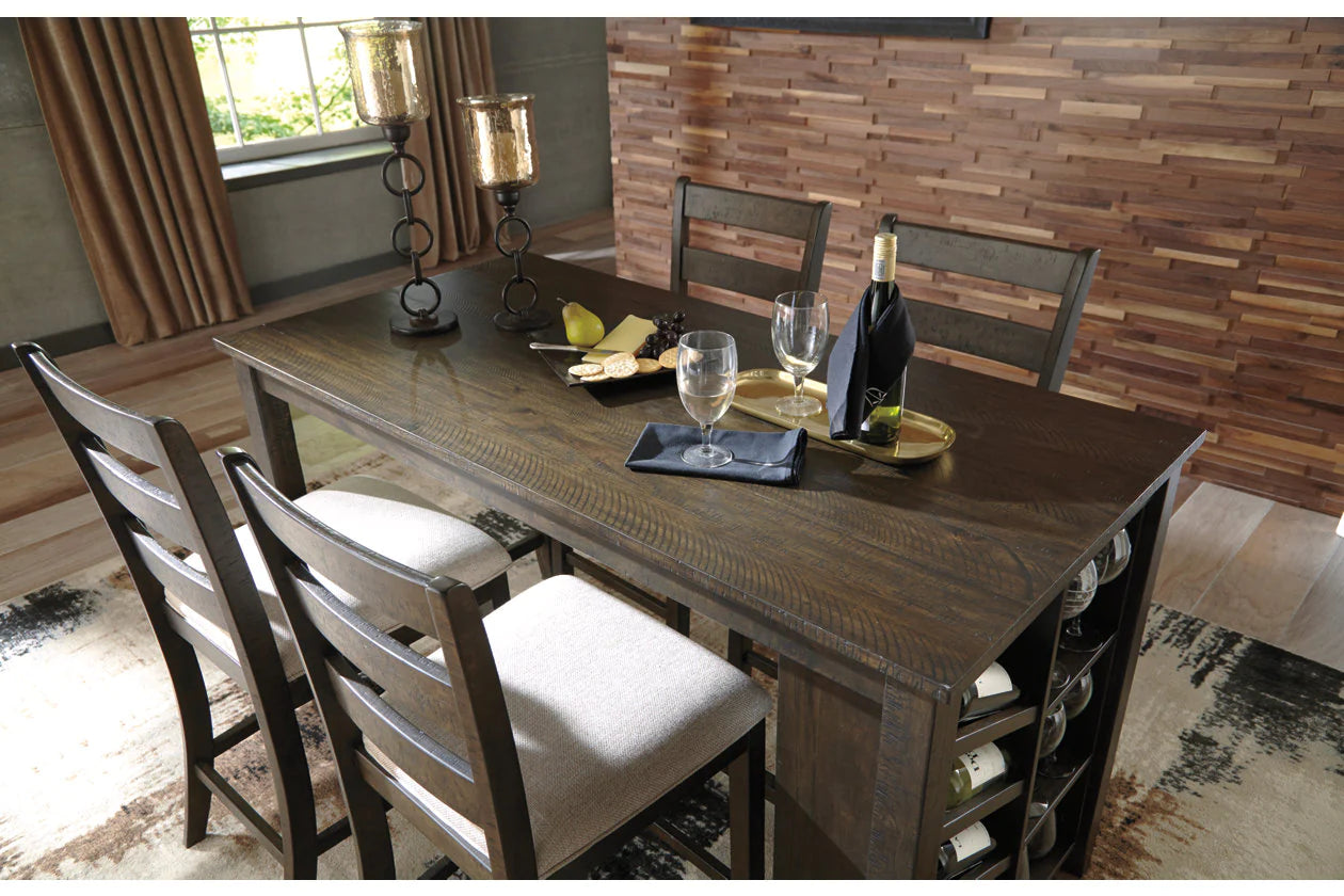 Rokane Brown Counter Height Dining Table