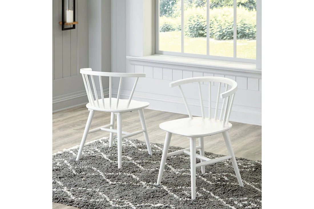 Grannen White Dining Chair