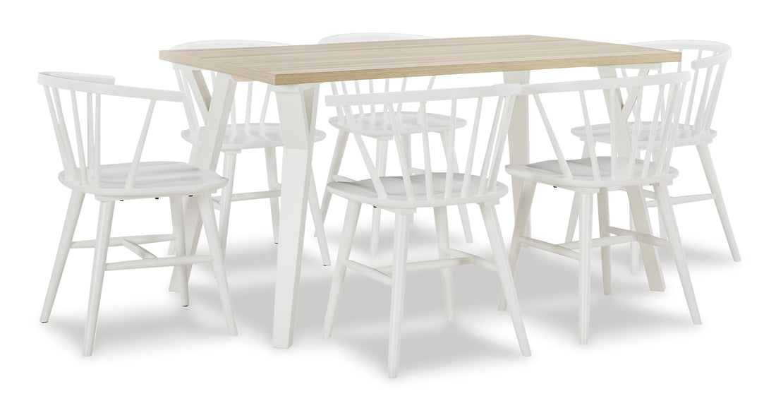 Mesa de comedor y 6 sillas Grannen