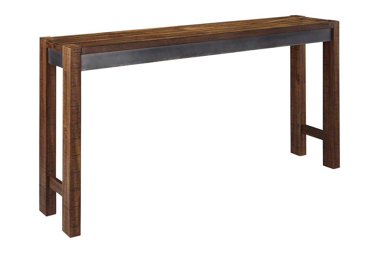 Torjin Brown/Gray Counter Height Console Dining Table