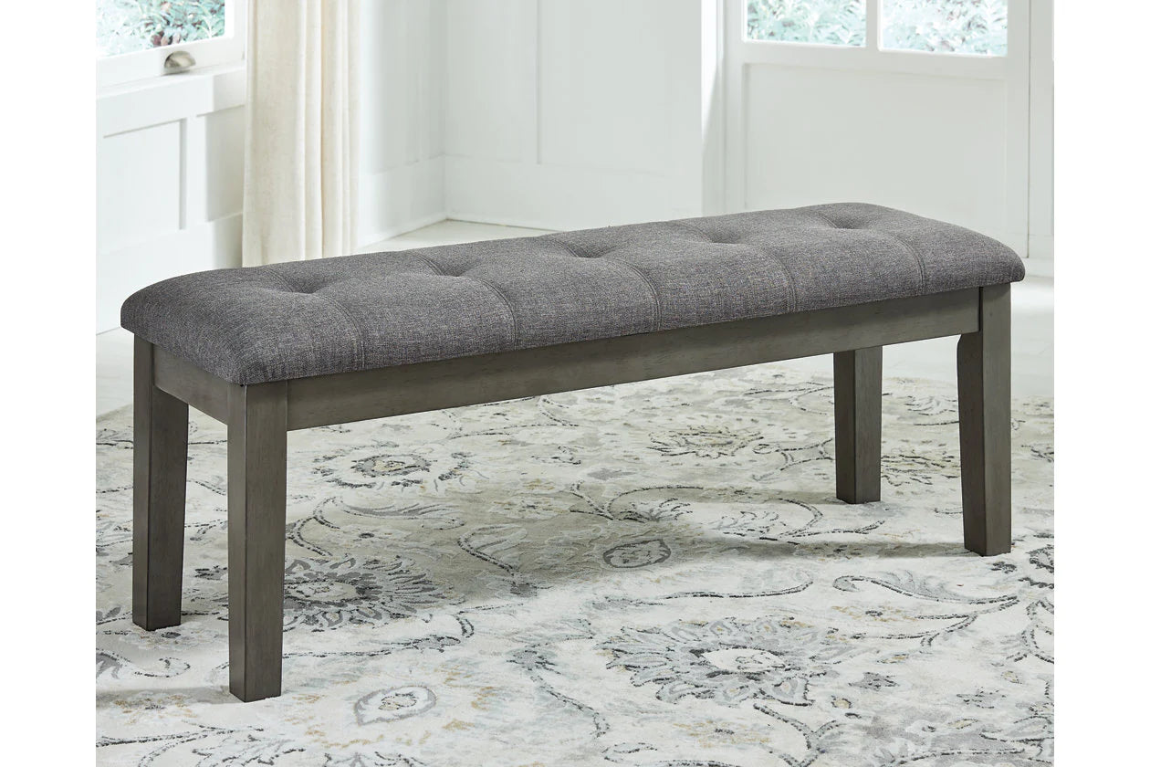 Hallanden Two-tone Gray 50&quot; Dining Bench