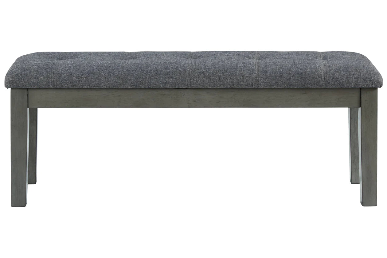 Hallanden Two-tone Gray 50&quot; Dining Bench