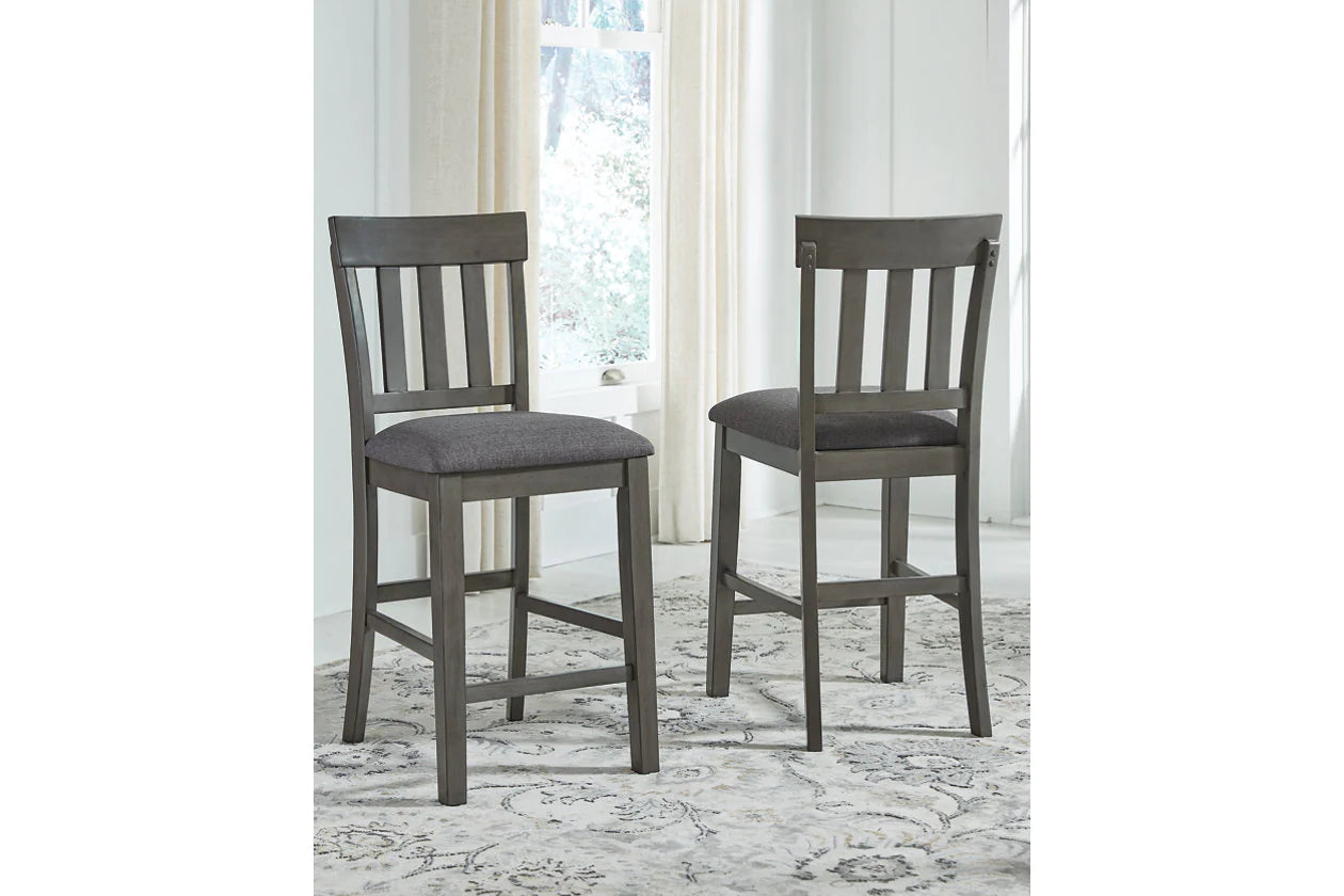 Hallanden Two-tone Gray Counter Height Chair