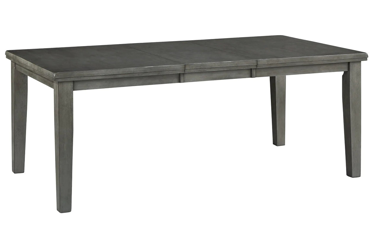 Hallanden Gray Extendable Dining Table