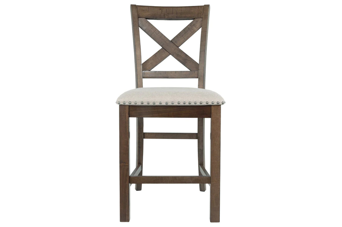 Moriville Beige Counter Height Chair