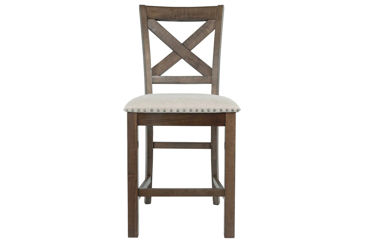 Moriville Beige Counter Height Chair