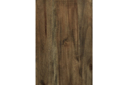 Moriville Grayish Brown Counter Height Extendable Dining Table
