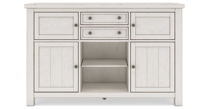 Robbinsdale Antique White Dining Server