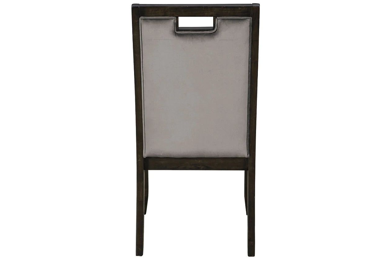 Hyndell Gray/Dark Brown Dining Chair