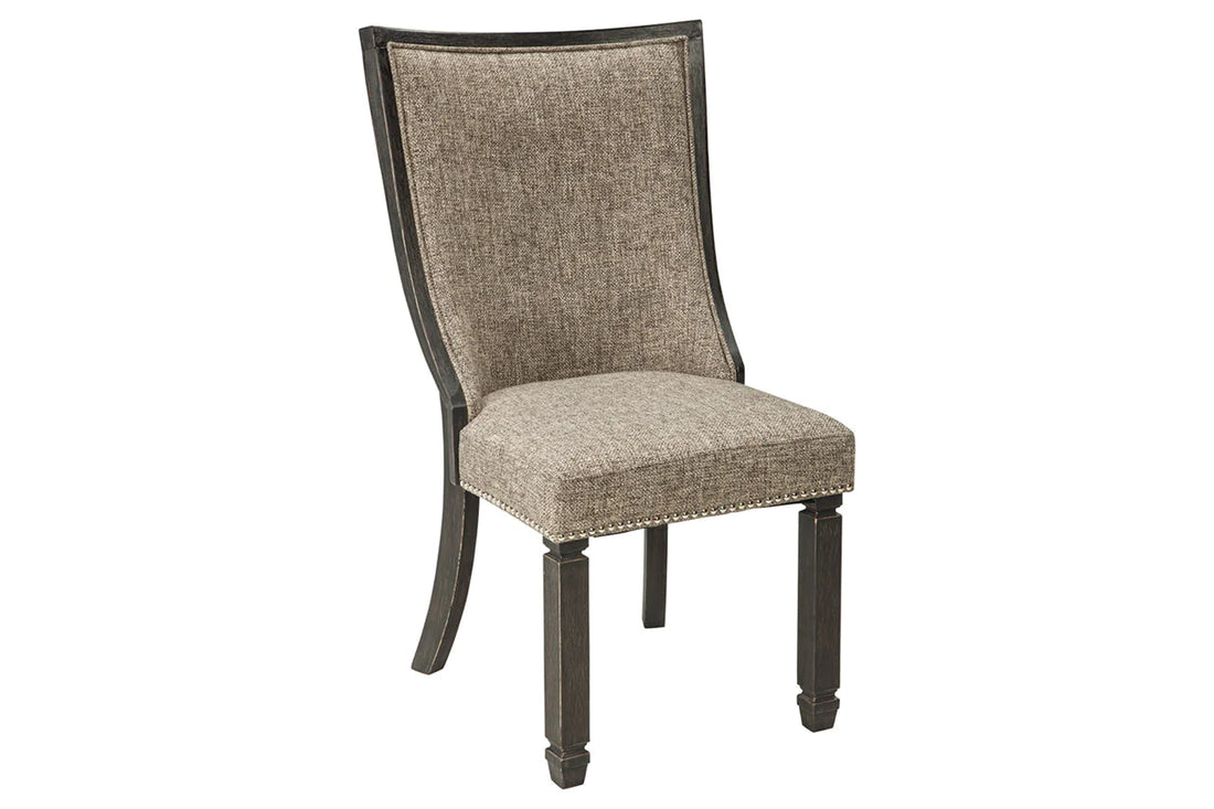Tyler Creek Black/Grayish Brown Upholstered Dining Chair