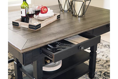 Tyler Creek Black/Gray Counter Height Dining Table