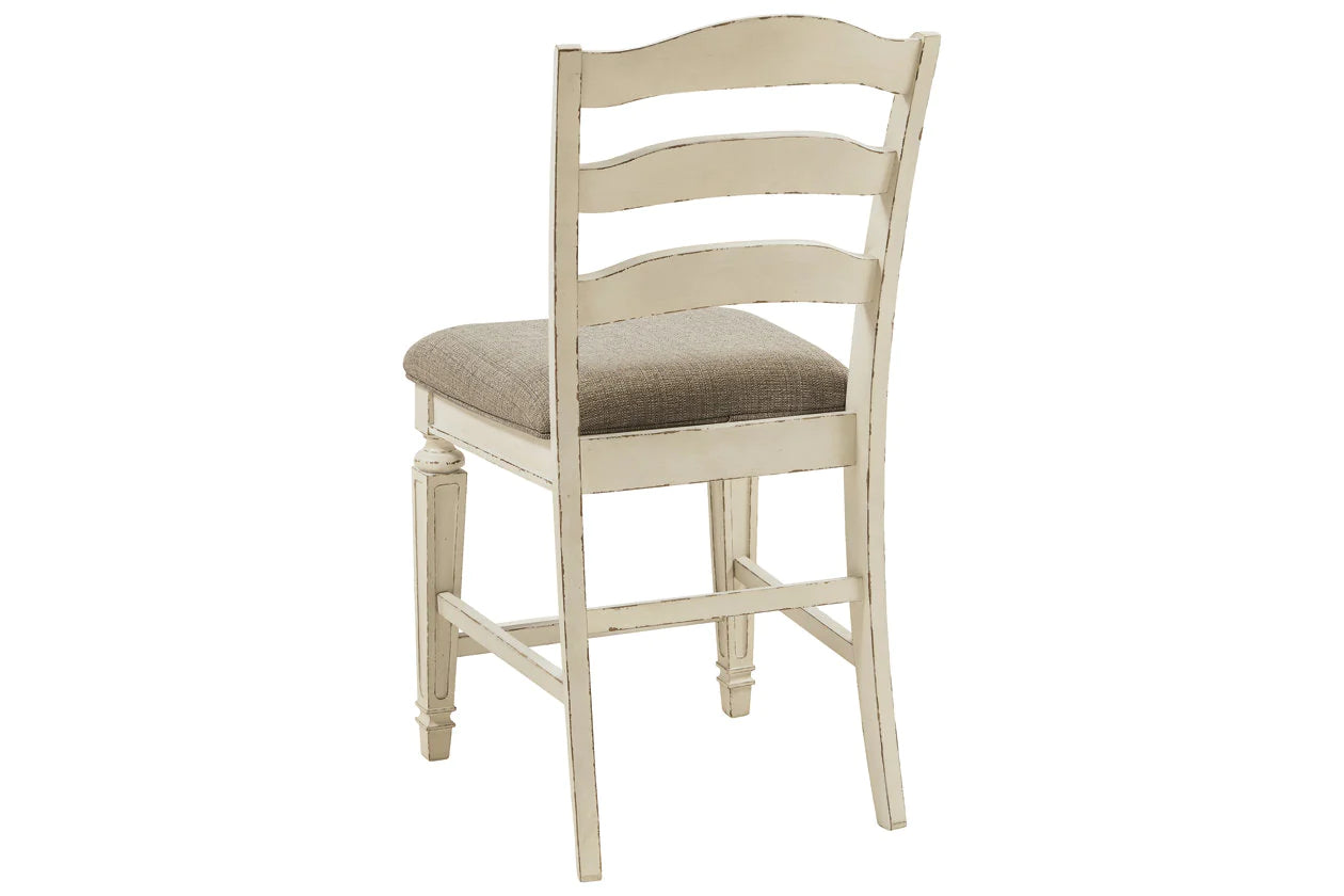 Realyn Chipped White Counter Height Chair