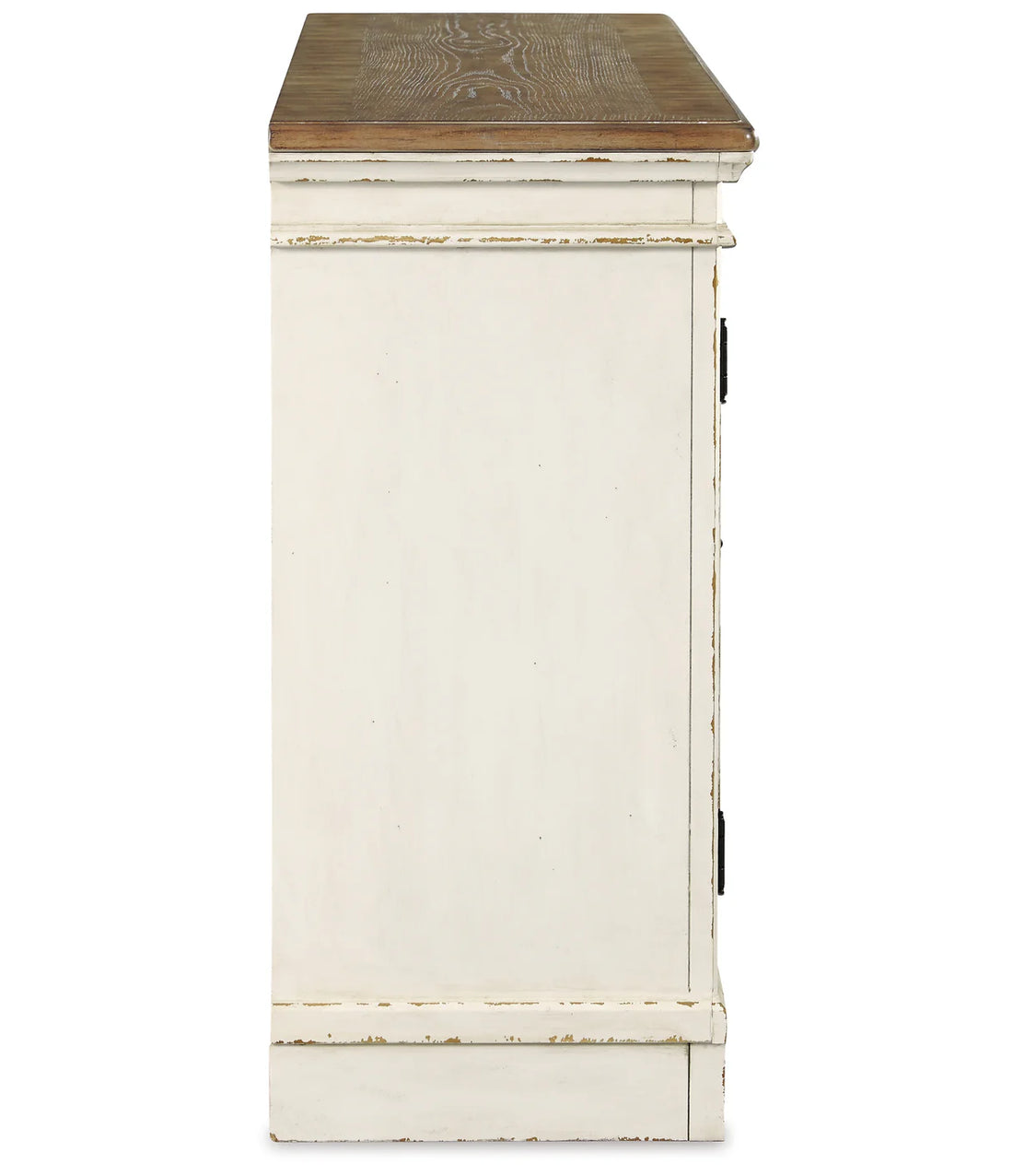 Realyn Chipped White Dining Server