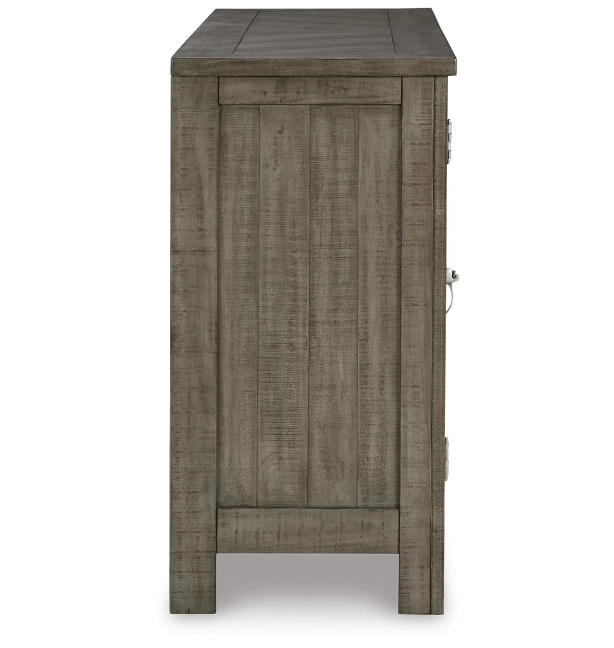 Krystanza Weathered Gray Dining Server