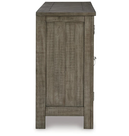 Krystanza Weathered Gray Dining Server