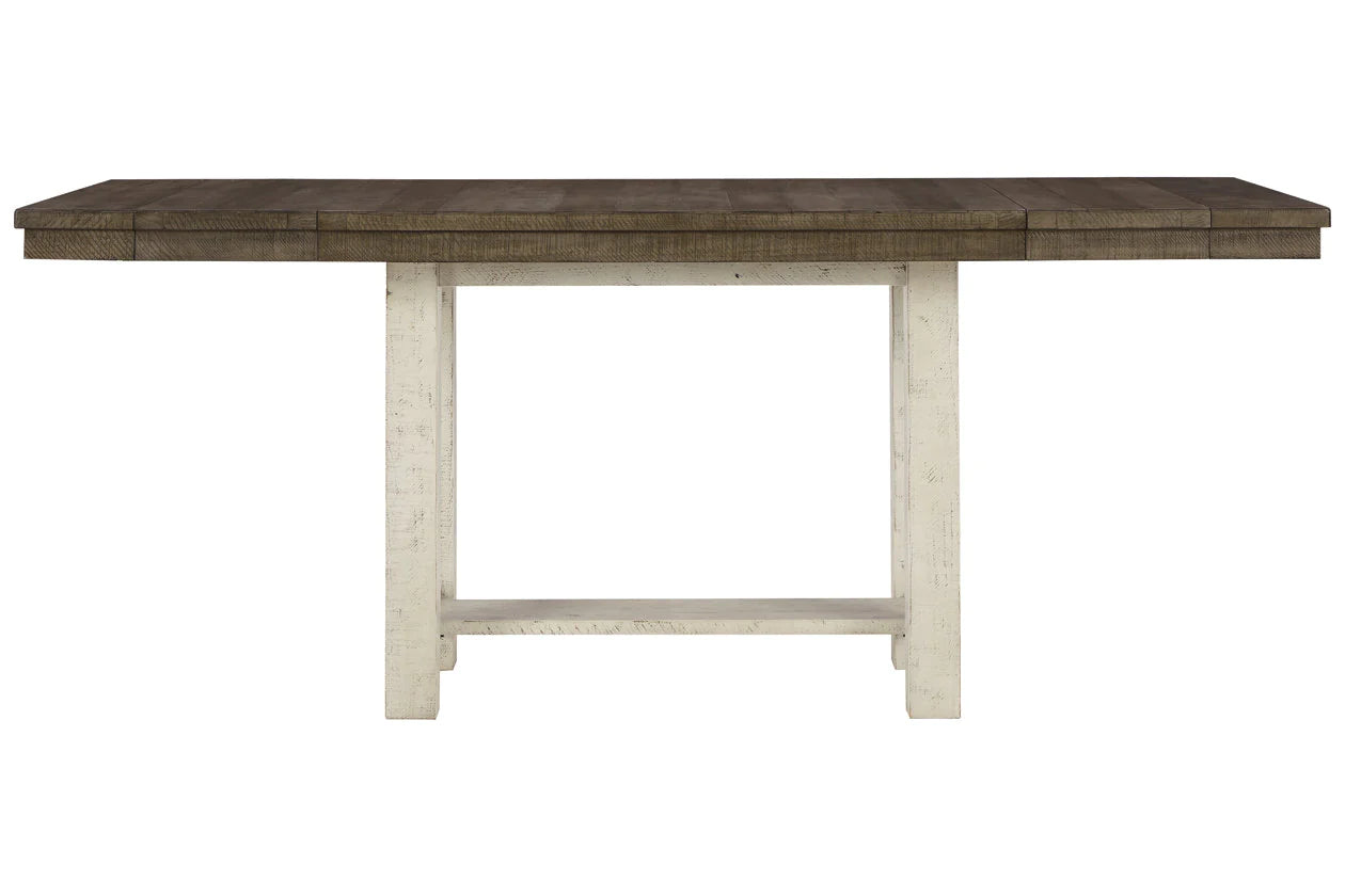 Brewgan Two-tone Counter Height Dining Table