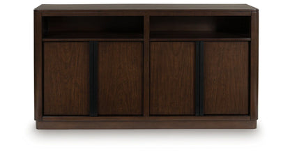 Dilenno Dark Brown Dining Server