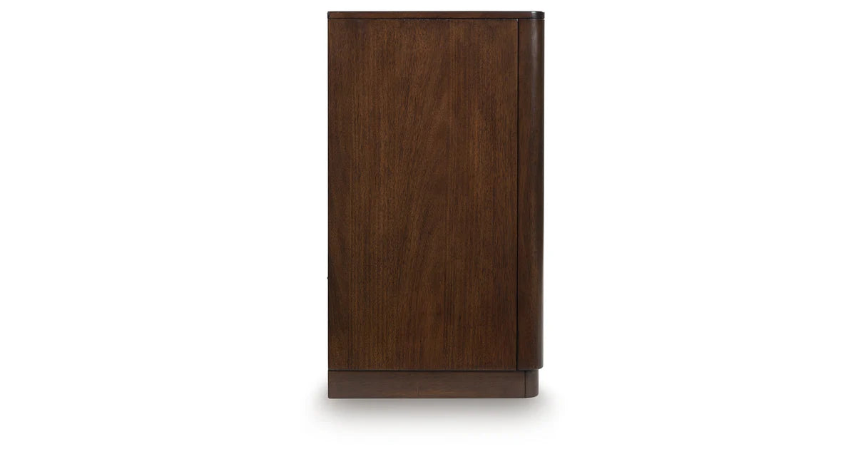 Dilenno Dark Brown Dining Server
