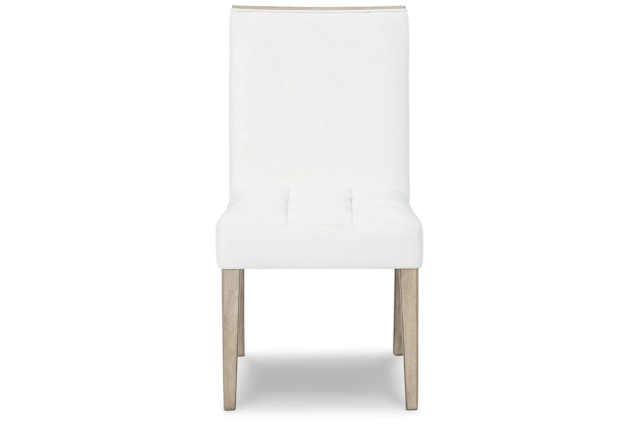 Wendora Bisque/White Dining Chair