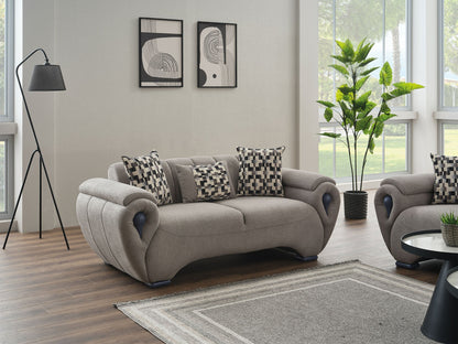 Damla 3-Pieces Modern Living Room Set