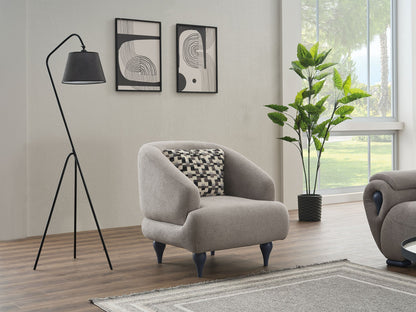 Damla 3-Pieces Modern Living Room Set