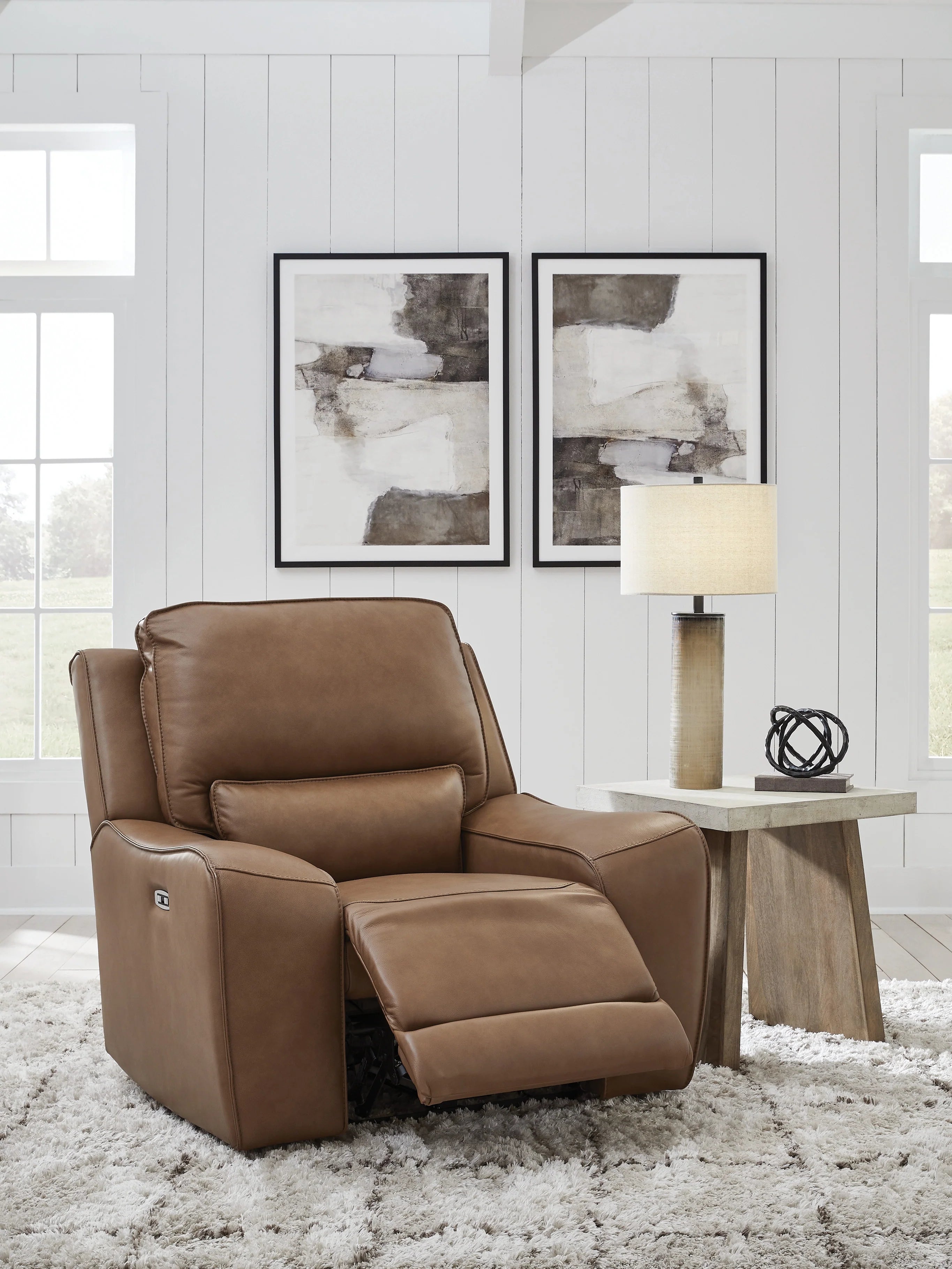 DeepWakes Caramel Modular Power Reclining Sectional