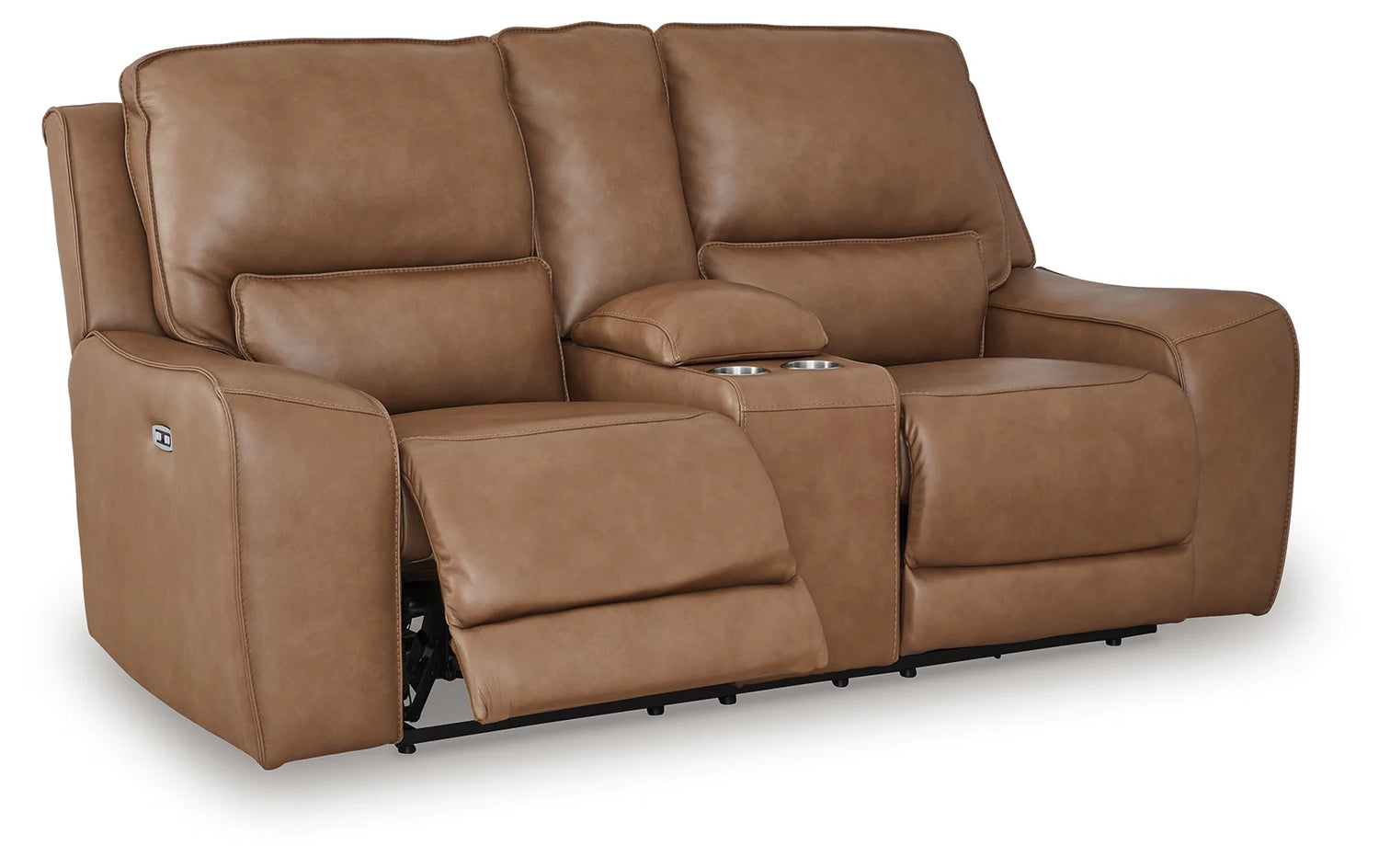 DeepWakes Caramel Modular Power Reclining Sectional