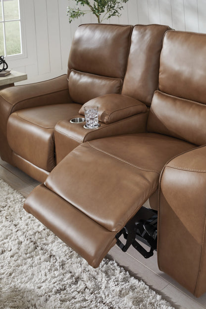 DeepWakes Caramel Modular Power Reclining Sectional