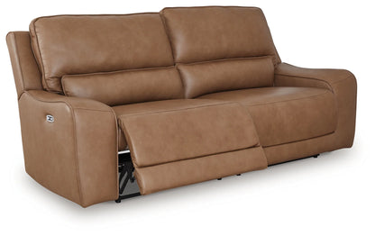 DeepWakes Caramel Modular Power Reclining Sectional