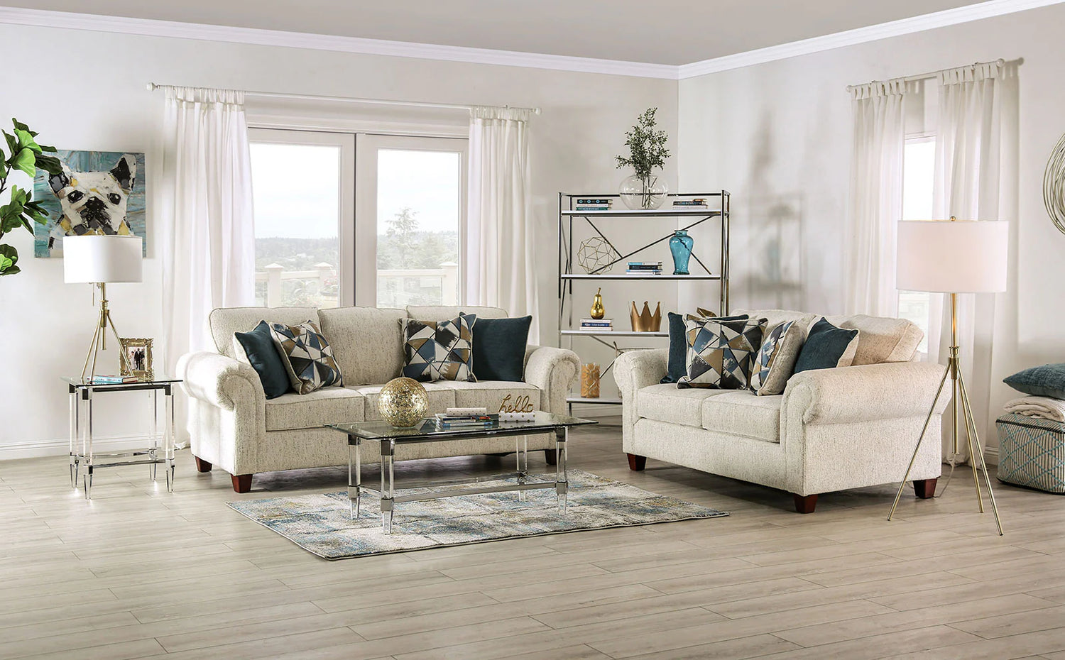 Delgada Transitional Living Room Set